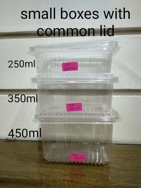 Transparent Polypropylene Takeaway Containers - 190x140mm, 1250ml Size, Disposable & Microwavable | Ideal For Events, Parties & Food Storage