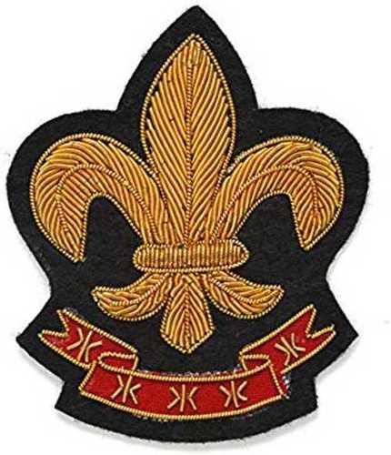 Indian Hand Embroidery Badges - Fabric, Custom Shape, Multicolor | Anti Plating, Chrome, Double Plating, Misty Plating, Embroidered Pattern