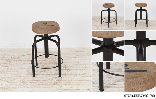 Industrial Furniture - Wood and Iron Composition | Durable Design with Rustic Charm