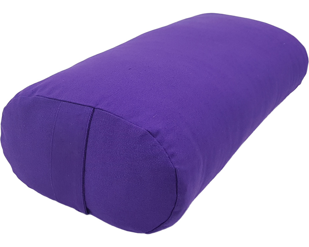 Purple Color Bolster Cushion Application: Meditation