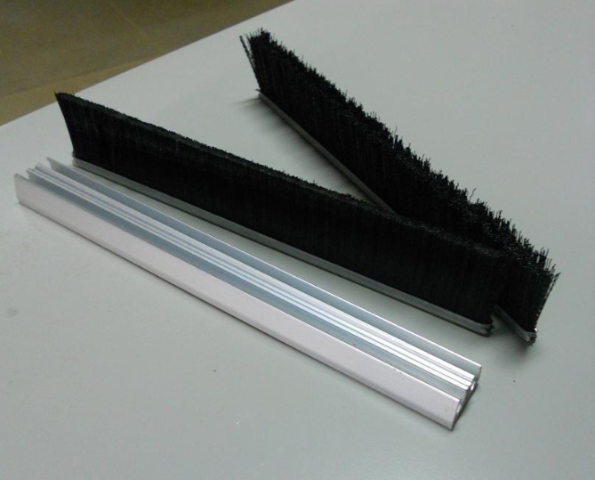 Could Be Customized Nylon Strip Brush For Elevator Cleaning