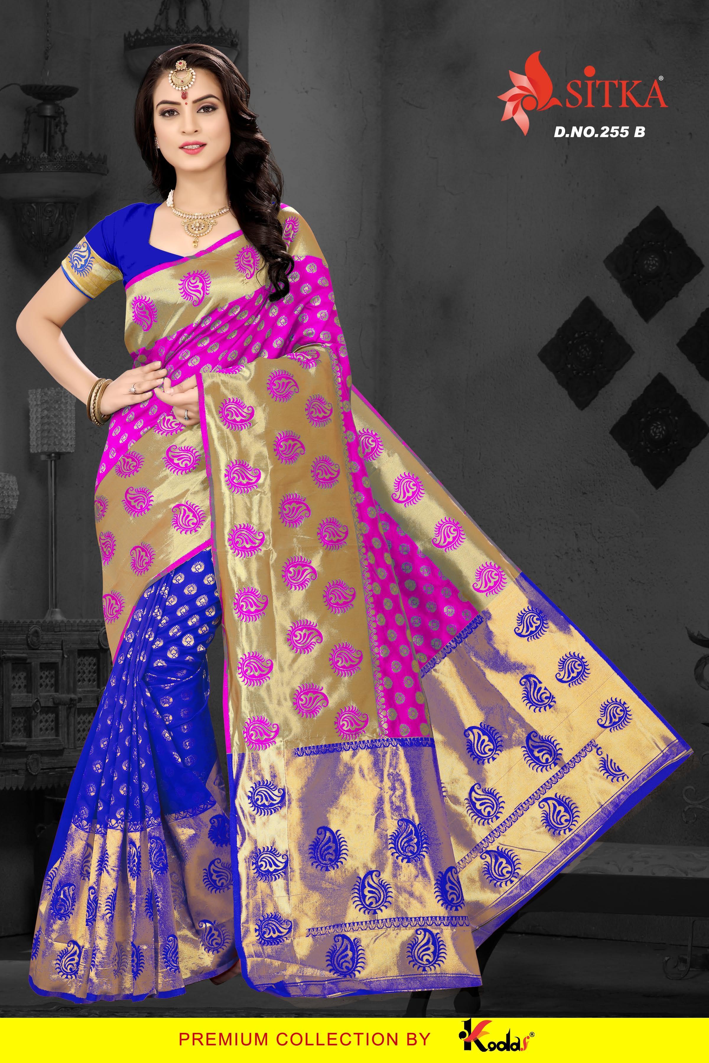 Available In 6 Colors Traditional Saree