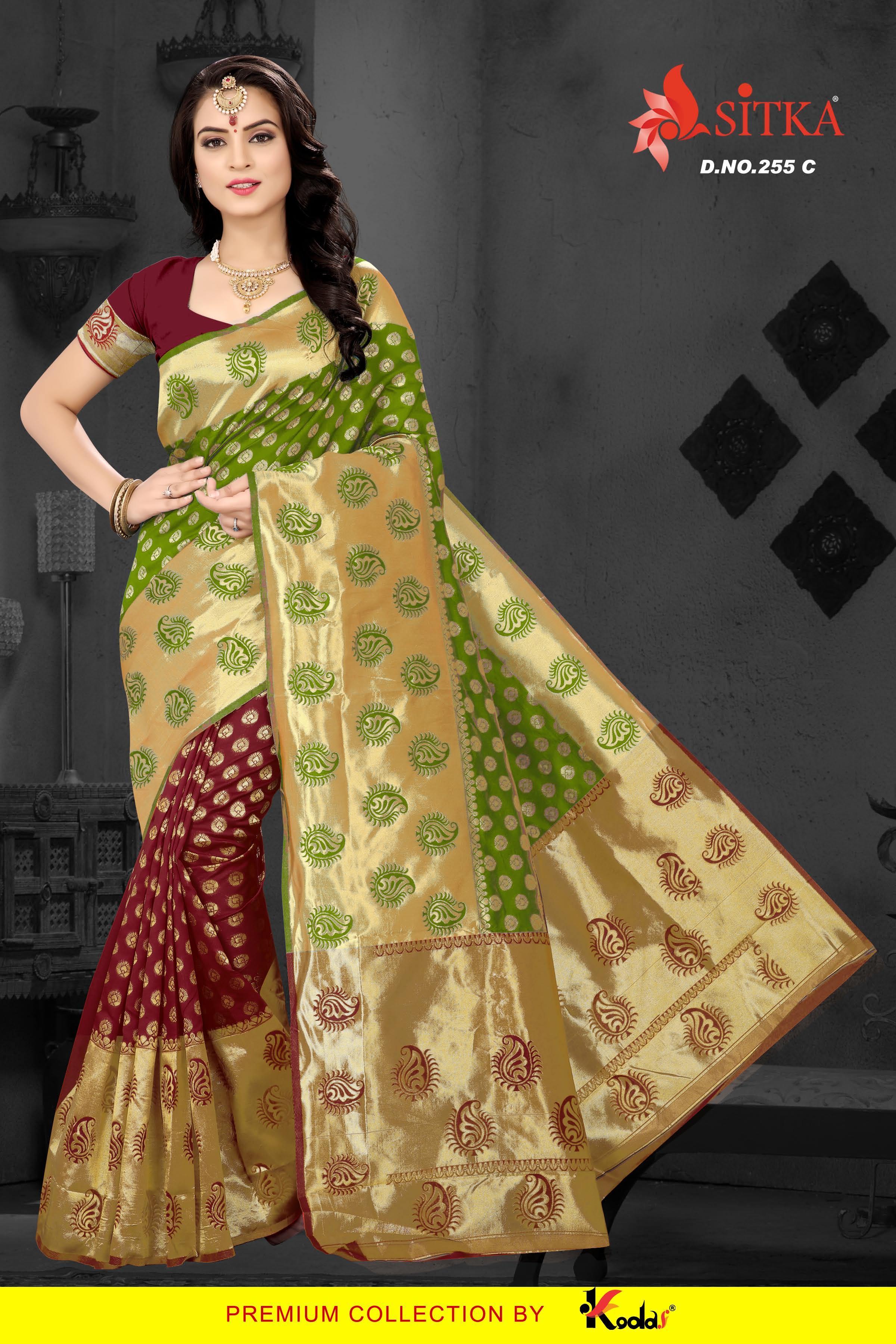 Available In 6 Colors Traditional Saree