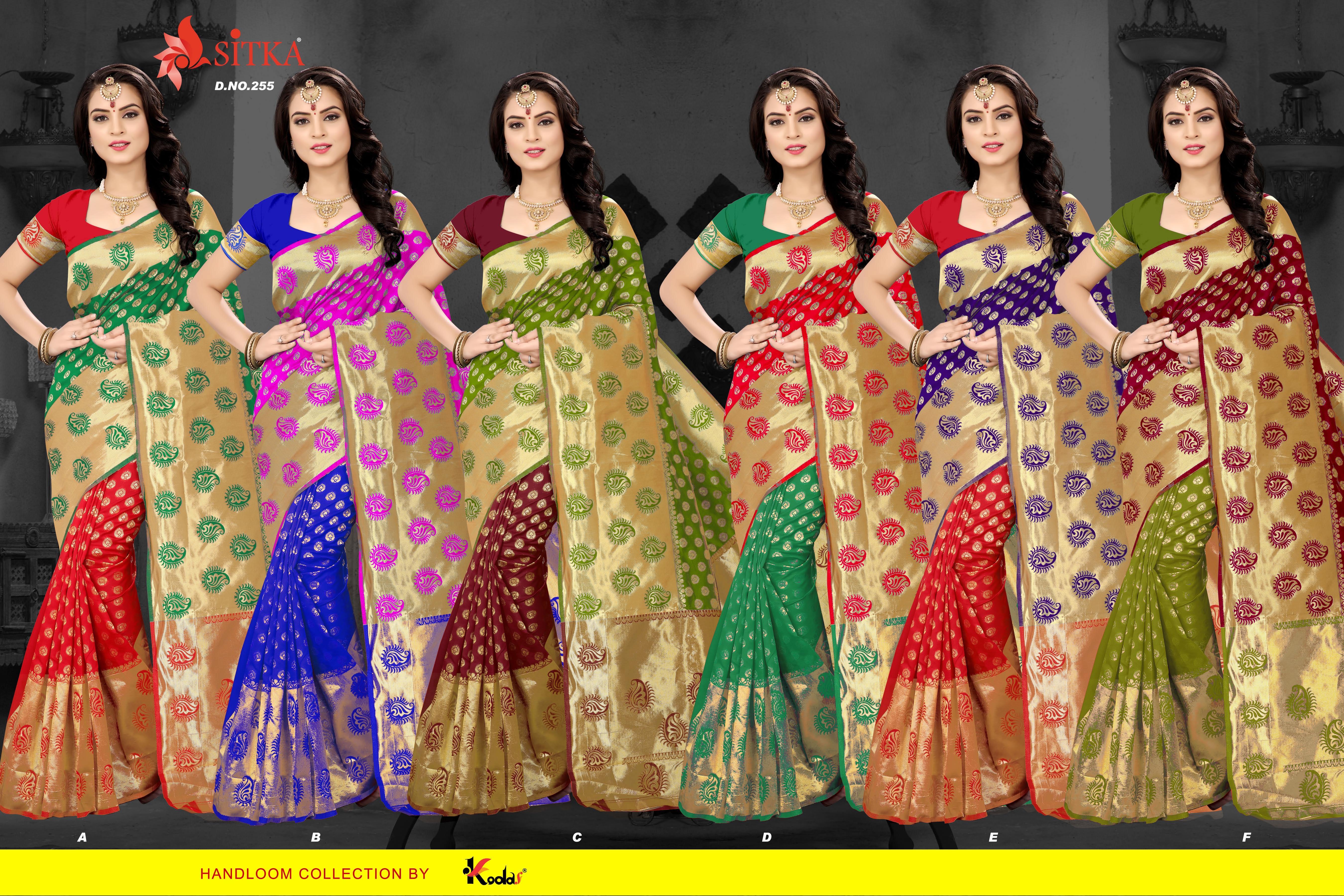 Available In 6 Colors Traditional Saree