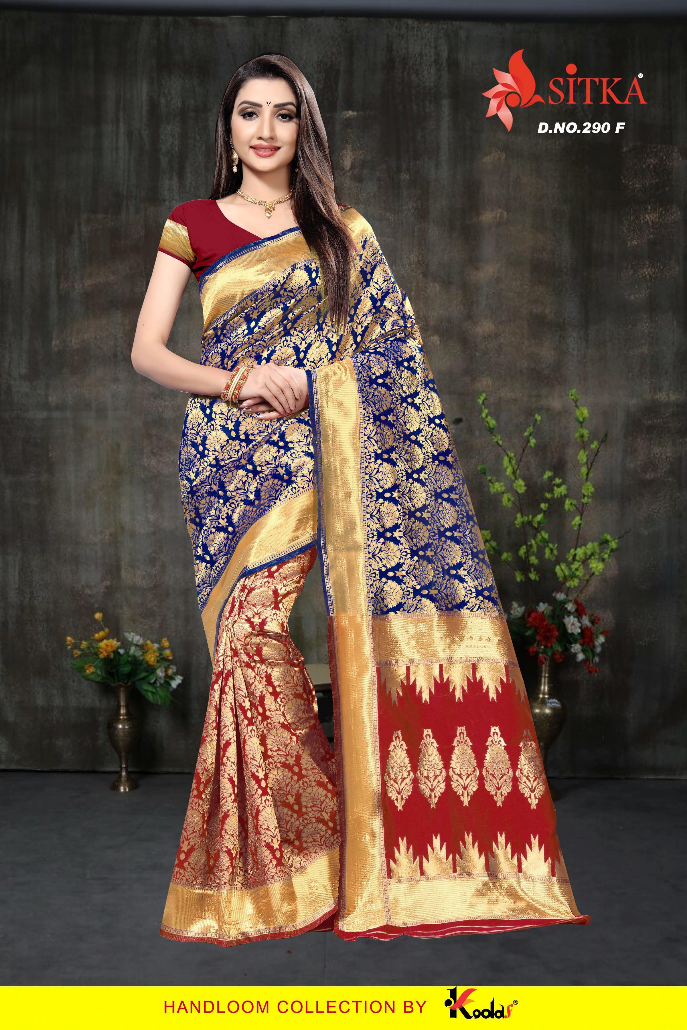 Available In 6 Colors Handloom Silk Saree