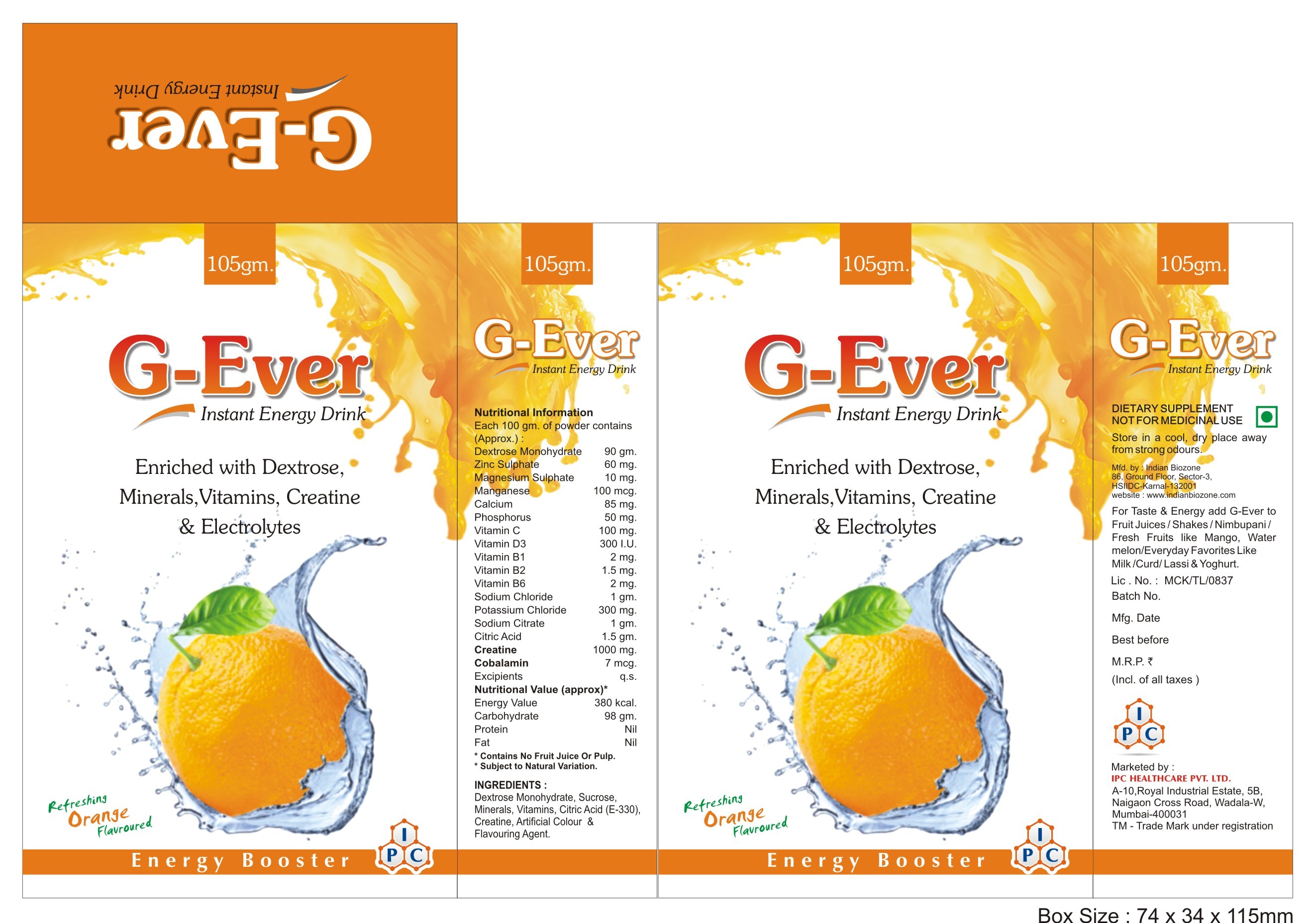 G Ever Glucose Powder Health Supplements