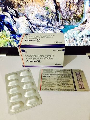Aceclofenac 100 Mg + Pcm 325 Mg + Serratiopeptidase 15 Mg General Medicines