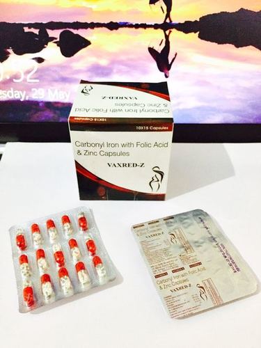 Carbonyl Iron 100 Mg +Folic Acid 1.5 Mg + Zinc Sul. 61.8 Mg General Medicines