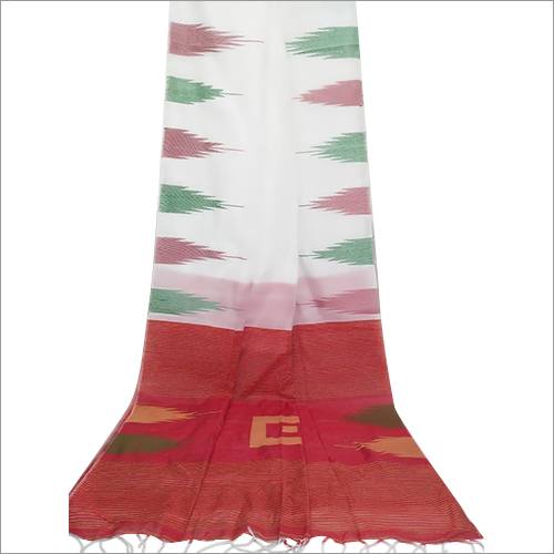 देवियों शीतल कपास Butti वर्क साड़ी