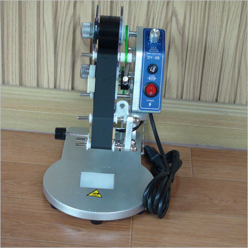 Manual Batch Coding Machine - Air-Cooled, Silver, 10-20 Width | New, Workshop Use
