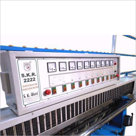 White Profile Glass Edging Machine