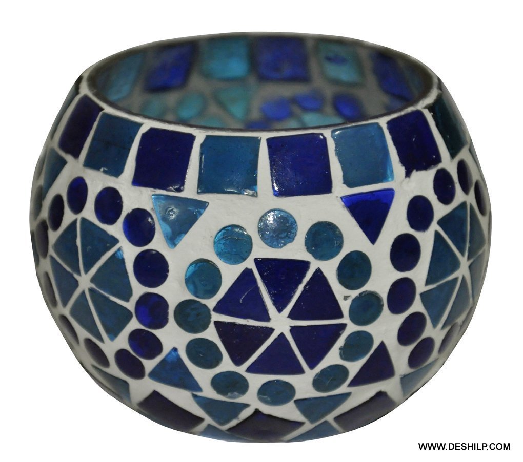 Lamp Small T Light Candle Holder - Material: Glass