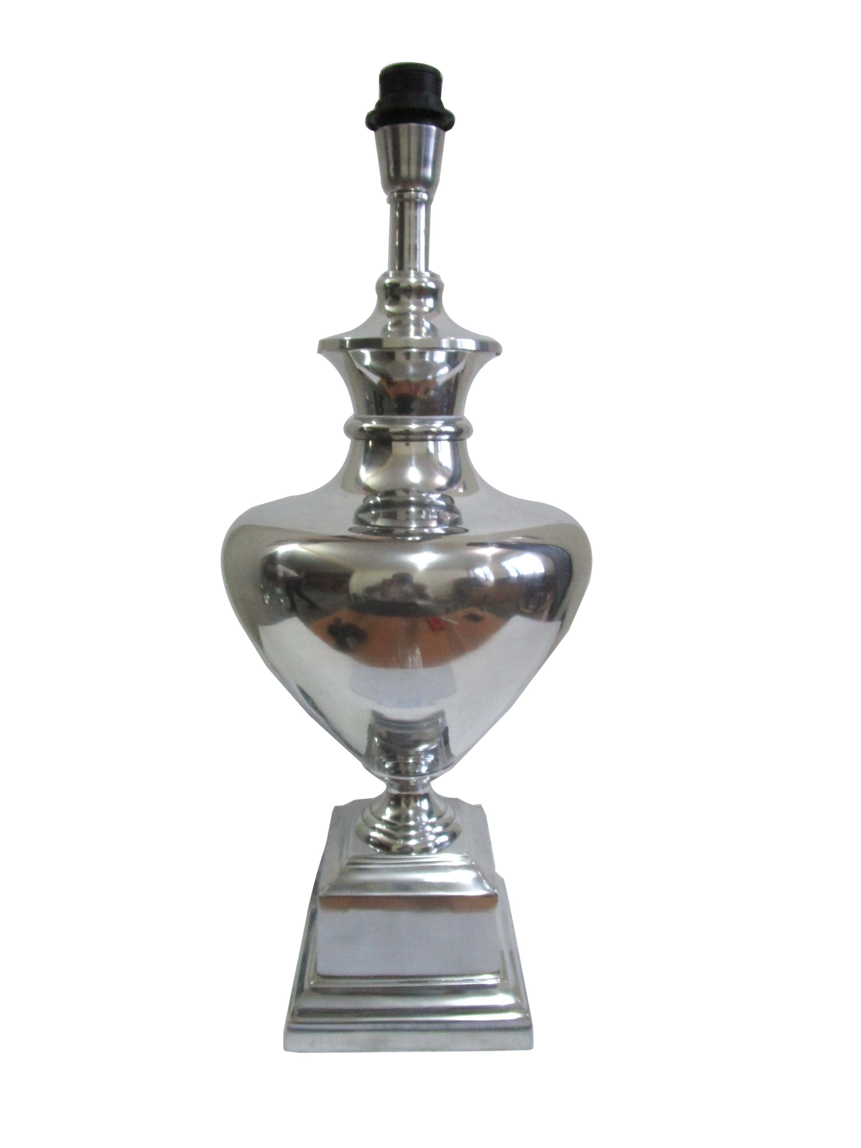 Table Lamp - Metal, 25x17x48 Cm , Brass Antique Finish, Energy Saving Light Source, Modern Style