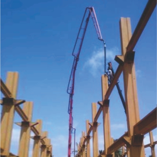 Concrete Filled Steel Columns - Mild Steel Structure, Color Coated Finish | Enhanced Durability, Reduced Shrinkage & Buckling Resistance