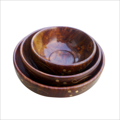 लकड़ी का सर्विंग बाउल