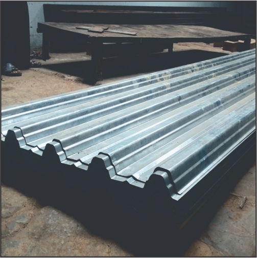 Decking Sheets - Mild Steel, Color Coated, Corrugated Design | Durable Flooring System With Composite Metal Deck Support And Reinforcement