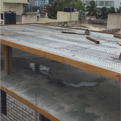 Decking Sheets - Mild Steel, Color Coated, Corrugated Design | Durable Flooring System With Composite Metal Deck Support And Reinforcement