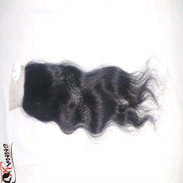 Indian Top Quality Virgin Hair Natural Cheap Closure Wavy Hair