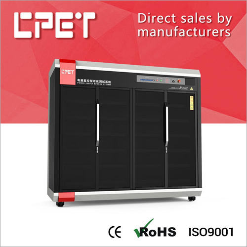 Tv Power Supply Aging Test Machine - Powder-coated Steel, 700mm Height, 8-channels | Plc Touchscreen, Programmable Cycles, Safety Protections, Usb Data Export