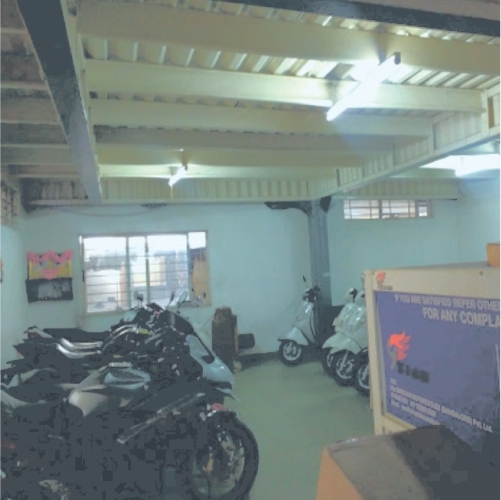 Steel Structures For Automobile Showrooms - Mild Steel, 20m X 17m, G+2 Floors, 10ft Height, 7m X 6m Grid | Durable, Color Coated, Commercial Load Bearing