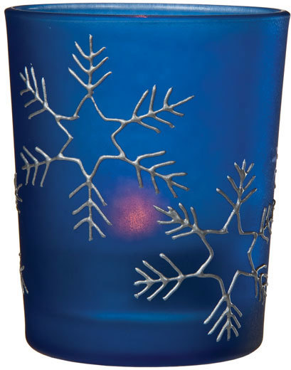 Polishing Hand Printed Glass Candle Holder