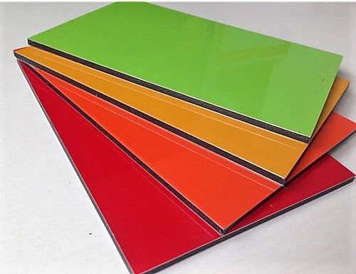 Exterior Acp Sheet - Thermoplastic Core With Aluminium Sheets, 6/4 & 8/4 Foot Dimensions, All Colors Available, Anti-static, Fireproof, Mould-proof, Hex Bond Design