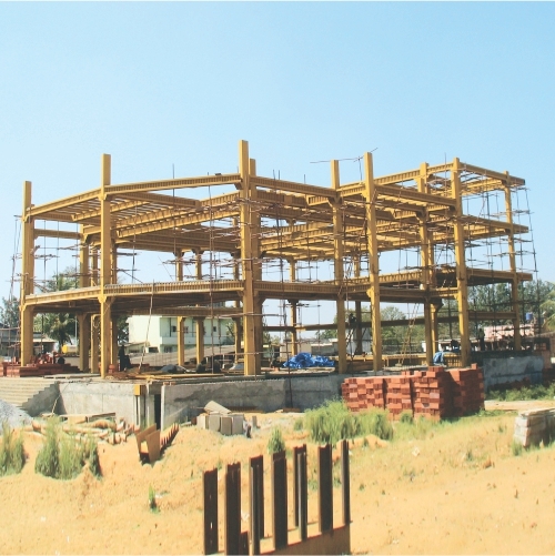 Pre-engineered Buildings - Mild Steel, Color Coated | Durable, Customized Fabrication Reduced Assembly Time
