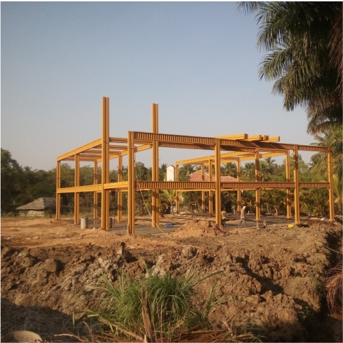 Pre-engineered Buildings - Mild Steel, Color Coated | Durable, Customized Fabrication Reduced Assembly Time
