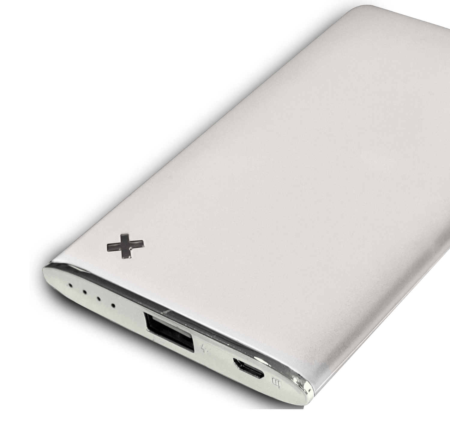 Cross Button Power Bank (X1448) - Color: White
