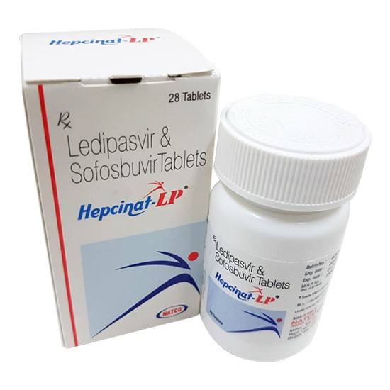 Hepcinat Lp Tablets - Sofosbuvir 400 Mg & Ledipasvir 90 Mg | 28 Tablets, Anti-viral For All Age Groups