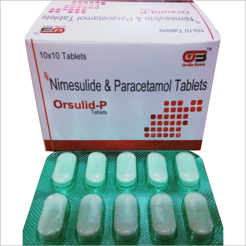 Nimesulide and Paracetamol Tablets - 100mg Nimesulide & 325mg Paracetamol | Anti-Inflammatory Pain Relief for Fever, Headaches, Toothaches, Backaches, Muscular Aches, and Dysmenorrhea