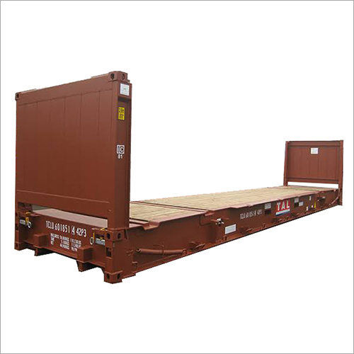 40 फीट फ्लैट रैक शिपिंग कंटेनर