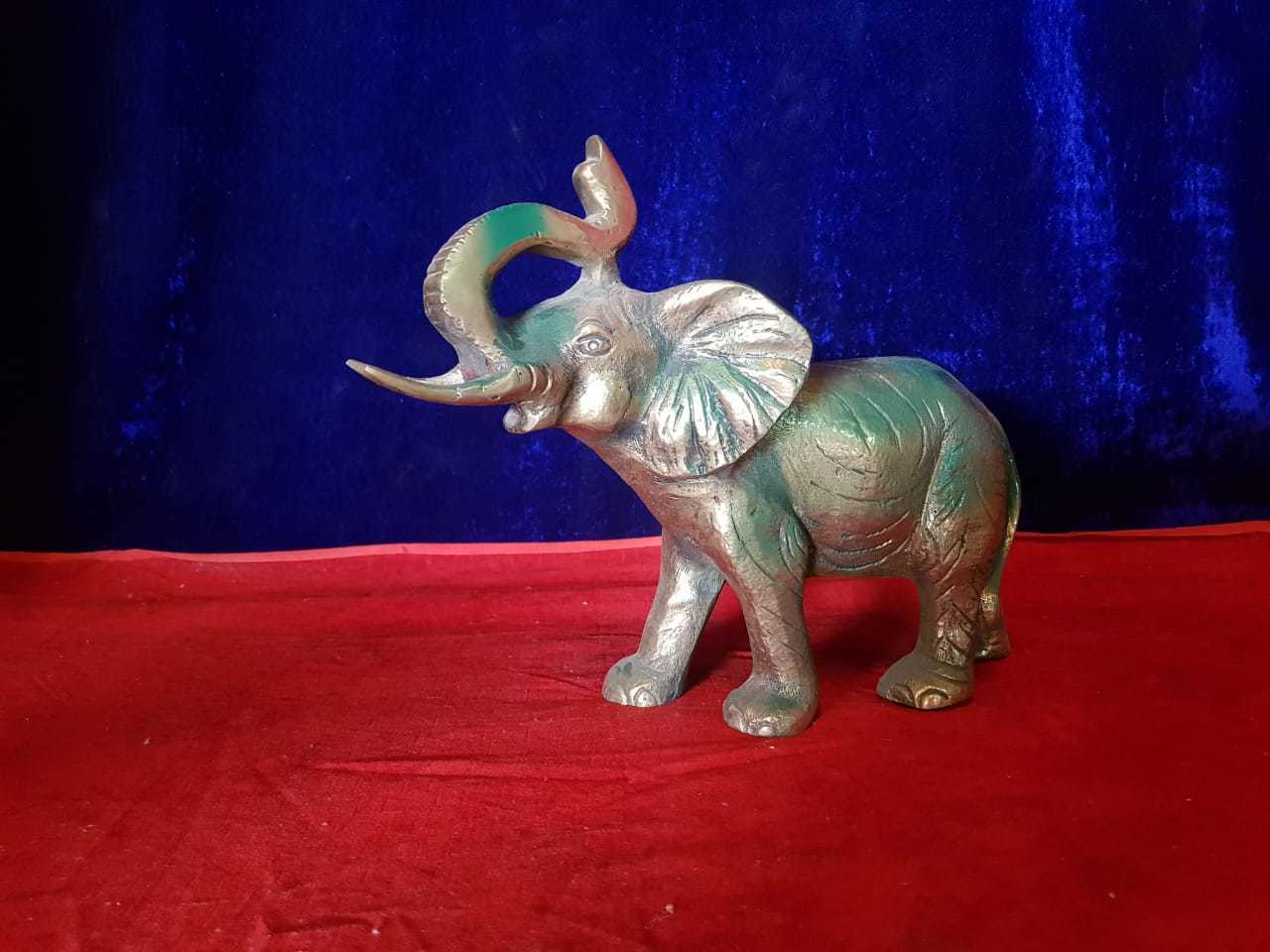 Brass Elephant Statue