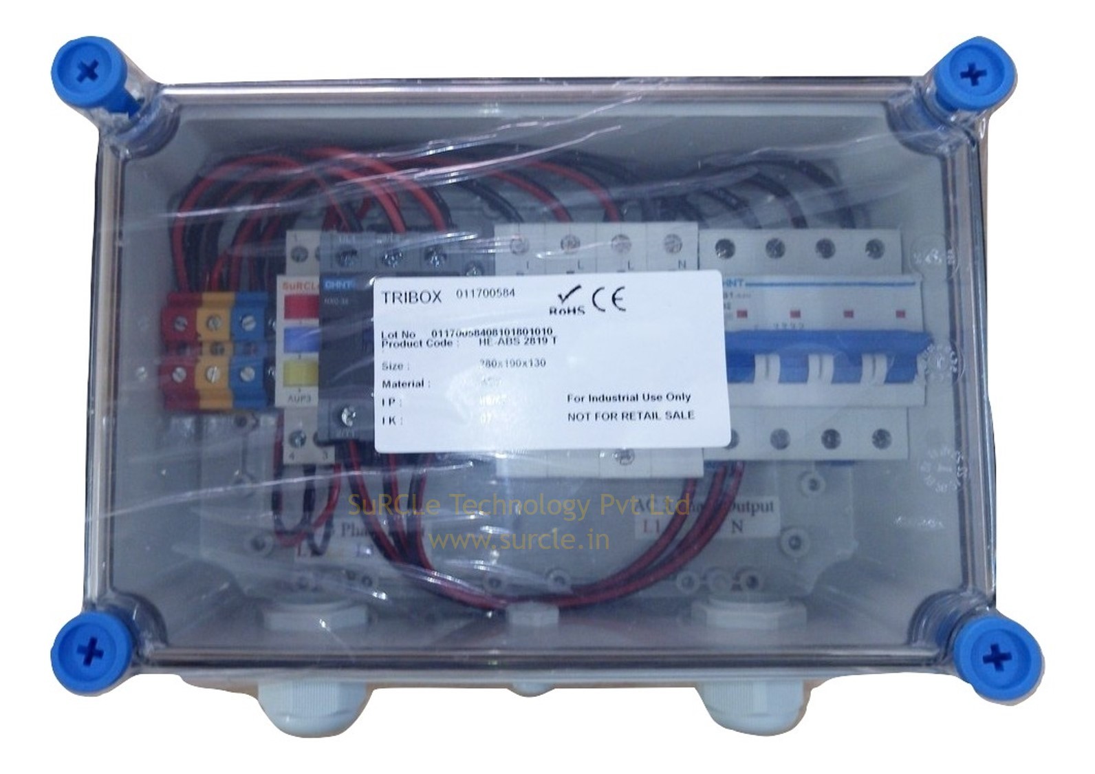 Xlpe Surcle Solar 8 To 10 Kva 3p Acdb With Ryb Indicators