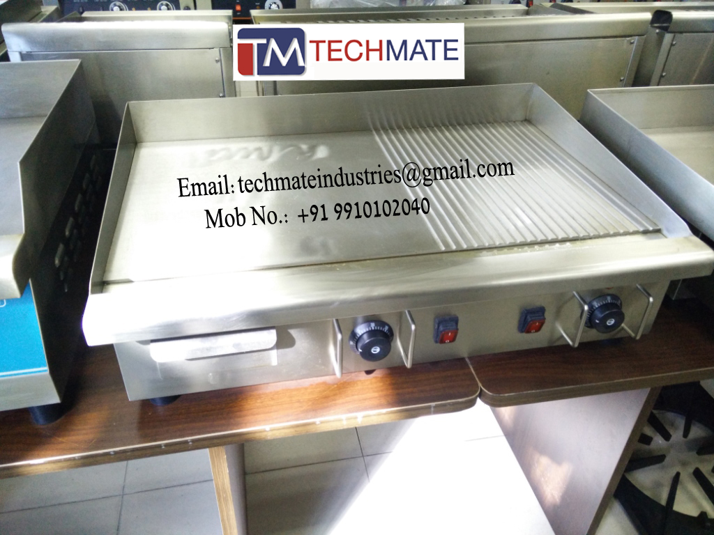 Hot Plate - Stainless Steel, Variable Dimensions | Even Heating, Durable Surface, Temperature Control, Easy Cleaning, Large Cooking Area