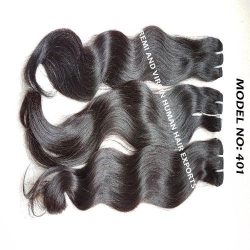 Natural Indian Remy Human Hair Extension Wholesale Raw Unprocessed Length: 10-30 Inch (In)