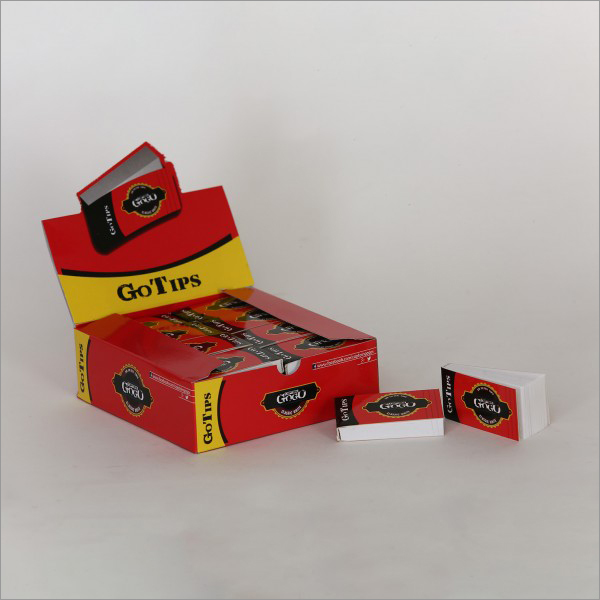 Gotips 30mm Filter Tips - 120 Gsm Cardboard Paper, White Color | 4-colour Printing With Hybrid & Spot Uv Finish, Natural Arabic Gum