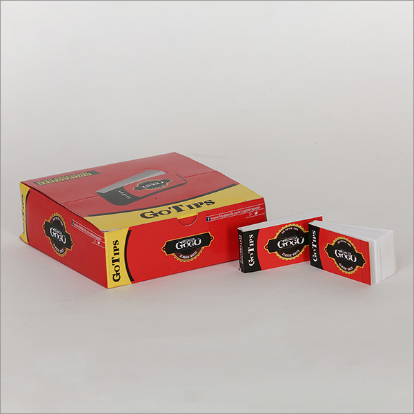 Gotips 30mm Filter Tips - 120 Gsm Cardboard Paper, White Color | 4-colour Printing With Hybrid & Spot Uv Finish, Natural Arabic Gum