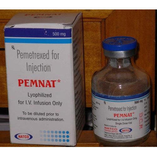 Pemnat Injection - 500 Mg Liquid, Anti-cancer Treatment For Non-small Cell Lung Cancer And Malignant Mesothelioma, Suitable For Adults And Teenagers