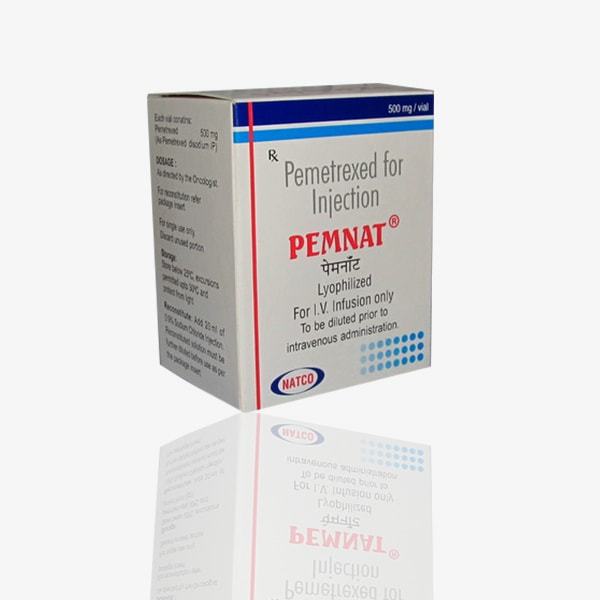 Pemnat Injection - 500 Mg Liquid, Anti-cancer Treatment For Non-small Cell Lung Cancer And Malignant Mesothelioma, Suitable For Adults And Teenagers