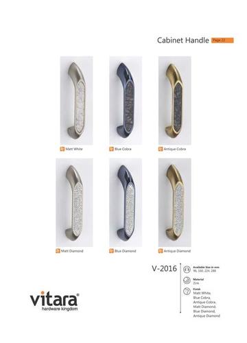 Diamond Cabinet Handles Application: Door