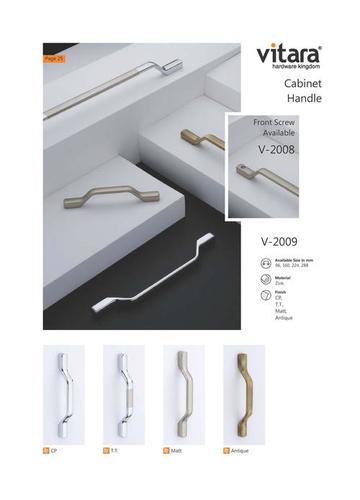 Chrome Plated Cabinet Handles Application: Door