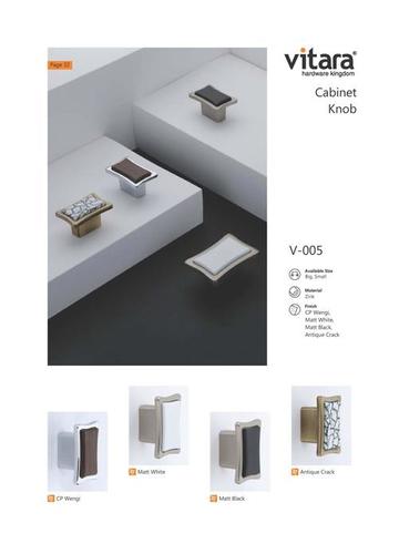 जिंक कैबिनेट नॉब