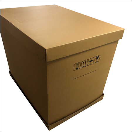 Bin Boxes - Cardboard, Variable Dimensions, Brown Color | Lid Closure, Ideal for Shipping, Storage, and Parts Organization, Recyclable