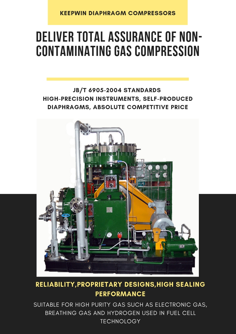 Oil-free High Purity Oil Free Diaphragm Compressor