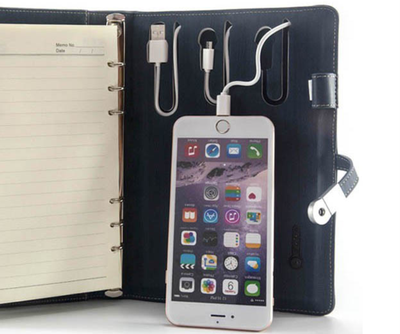 Gamma Techbook 4000 Mah With 16 Gb Pen Drive - Color: Brown