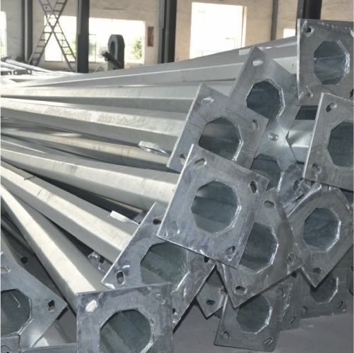 Poles - Mild Steel, Height 9-32 M, Silver Color | Suitable For Road And Garden Use, Minimal Weld For Enhanced Integrity