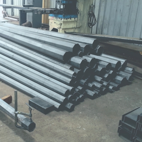 Sheet Light Poles - Mild Steel, Height 9-32 Meters, External Diameter 60mm-1000mm, Only One Weld Joint, Ideal For Road & Garden Use