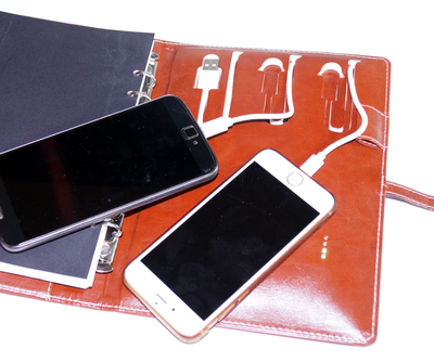 Alpha Techbook 8000 Mah Power Bank - Color: Brown