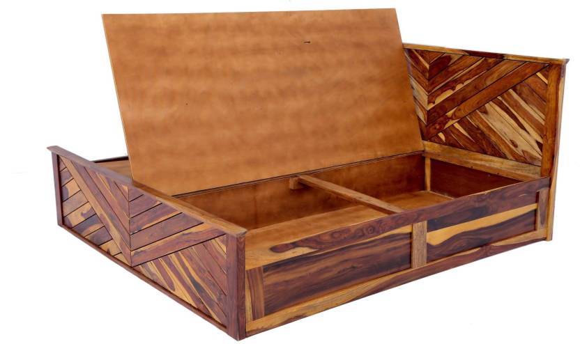 Handmade Fn Bed Solid Sheesham Wood Box
